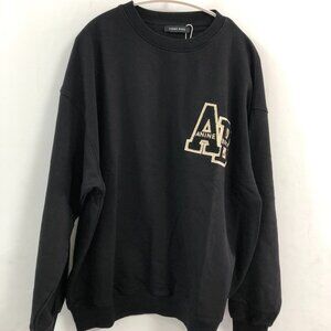 ANINE BING Miles Letterman Oversized Sweatshirt